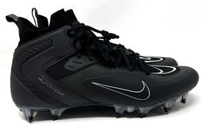 Nike Alpha Huarache 8 Elite LAX Black Lacrosse Cleats Mens Size 14 CW4440-011